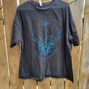 Harry Potter Men's Stag Short Sleeve Crew T-shirt